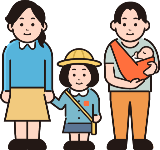 家族のイラスト